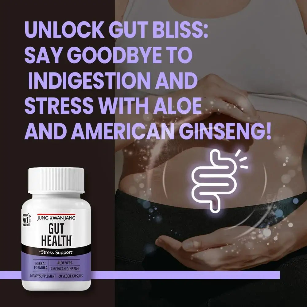 JUNGKWANJANG - JungKwanJang Gut Health Support with Aloe Vera and American Ginseng 60 Capsulas - The Red Vitamin MX - Suplementos Alimenticios - {{ shop.shopifyCountryName }}