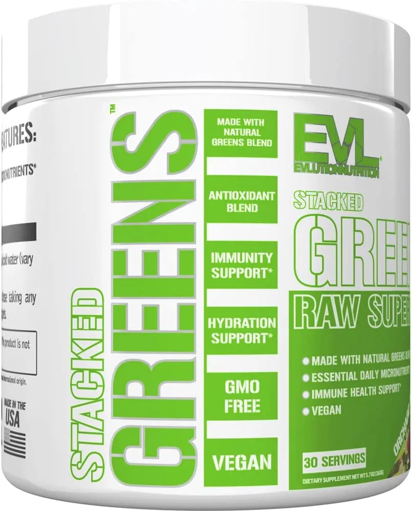 EVLUTION - Evlution Nutrition Stacked Greens 30 Servicios Orchard Apple 162Gr. - The Red Vitamin MX - Suplementos Alimenticios - {{ shop.shopifyCountryName }}