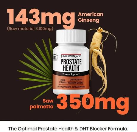 JUNGKWANJANG - JungKwanJang Prostate Health with Saw Palmetto and American Ginseng 60 Capsulas - The Red Vitamin MX - Suplementos Alimenticios - {{ shop.shopifyCountryName }}