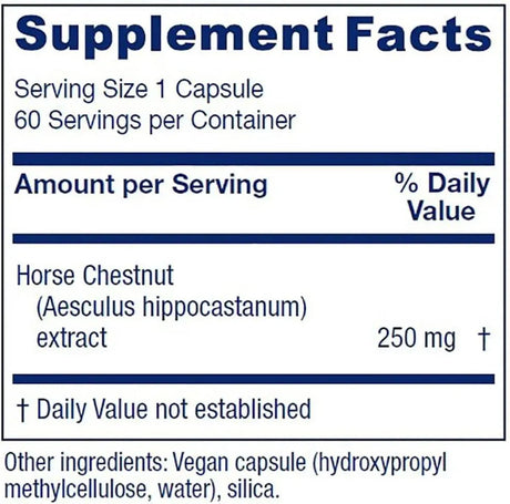 VITANICA - Vitanica Horse Chestnut 60 Capsulas - The Red Vitamin MX - Suplementos Alimenticios - {{ shop.shopifyCountryName }}