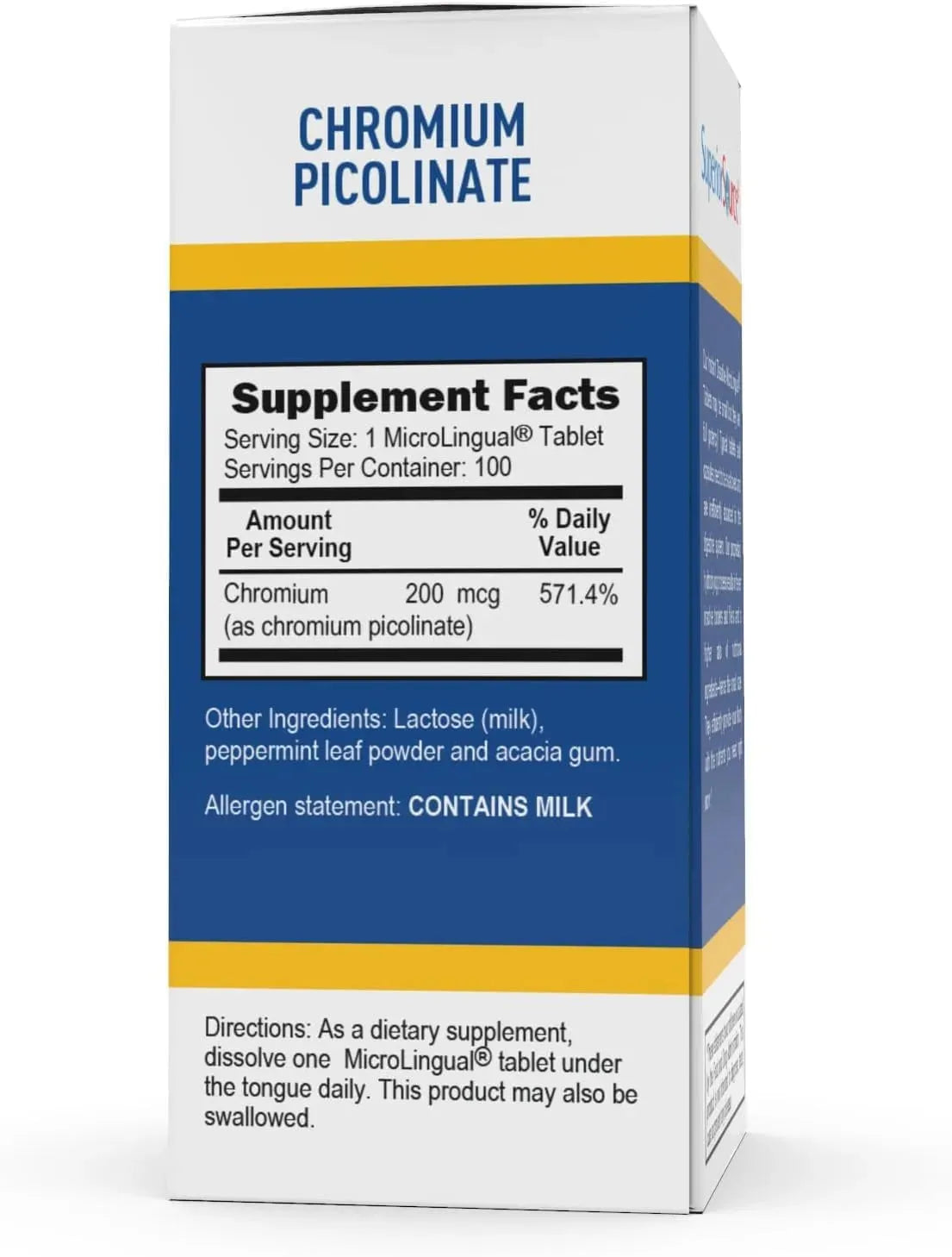 SUPERIOR SOURCE - Superior Source Chromium 200mcg 100 Tabletas - The Red Vitamin MX - Suplementos Alimenticios - {{ shop.shopifyCountryName }}