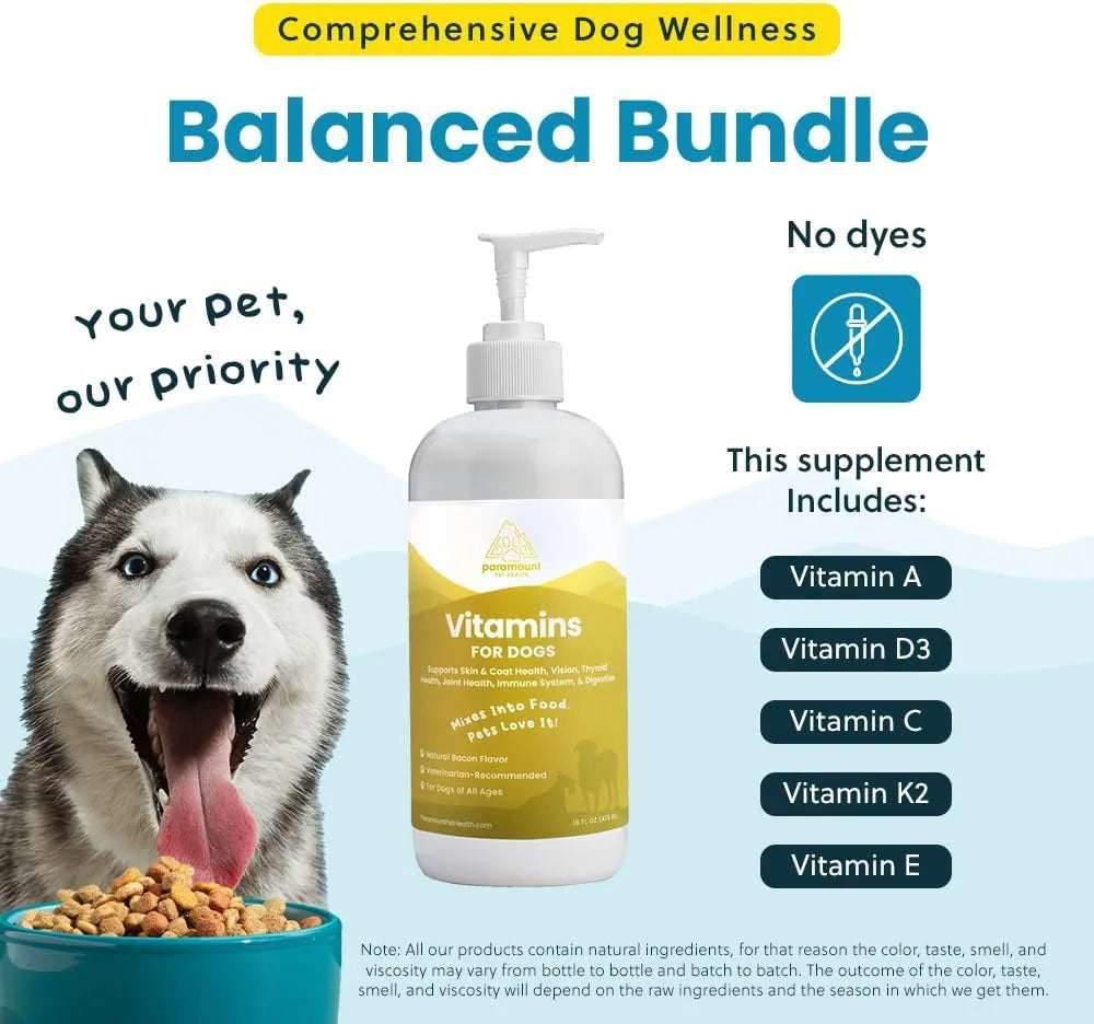 PARAMOUNT PET HEALTH - Paramount Pet Health Liquid Multivitamin for Dogs with Probiotics 473Ml. - The Red Vitamin MX - Multivitamínicos Para Perros - {{ shop.shopifyCountryName }}