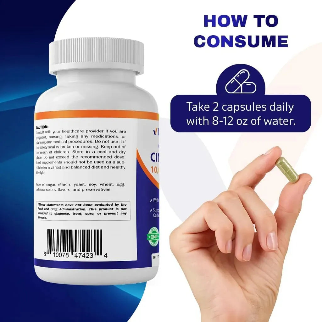 VITAMATIC - Vitamatic Ceylon Cinnamon 10,000Mg. 240 Capsulas - The Red Vitamin MX - Suplementos Alimenticios - {{ shop.shopifyCountryName }}