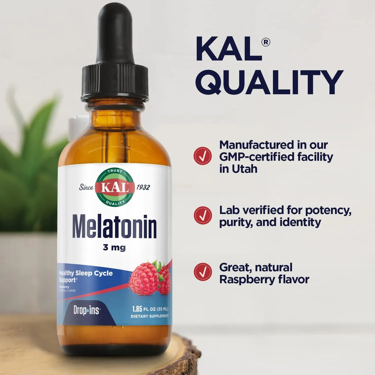 KAL - KAL Melatonin Drops 3Mg. 55Ml. - The Red Vitamin MX - Suplementos Alimenticios - {{ shop.shopifyCountryName }}
