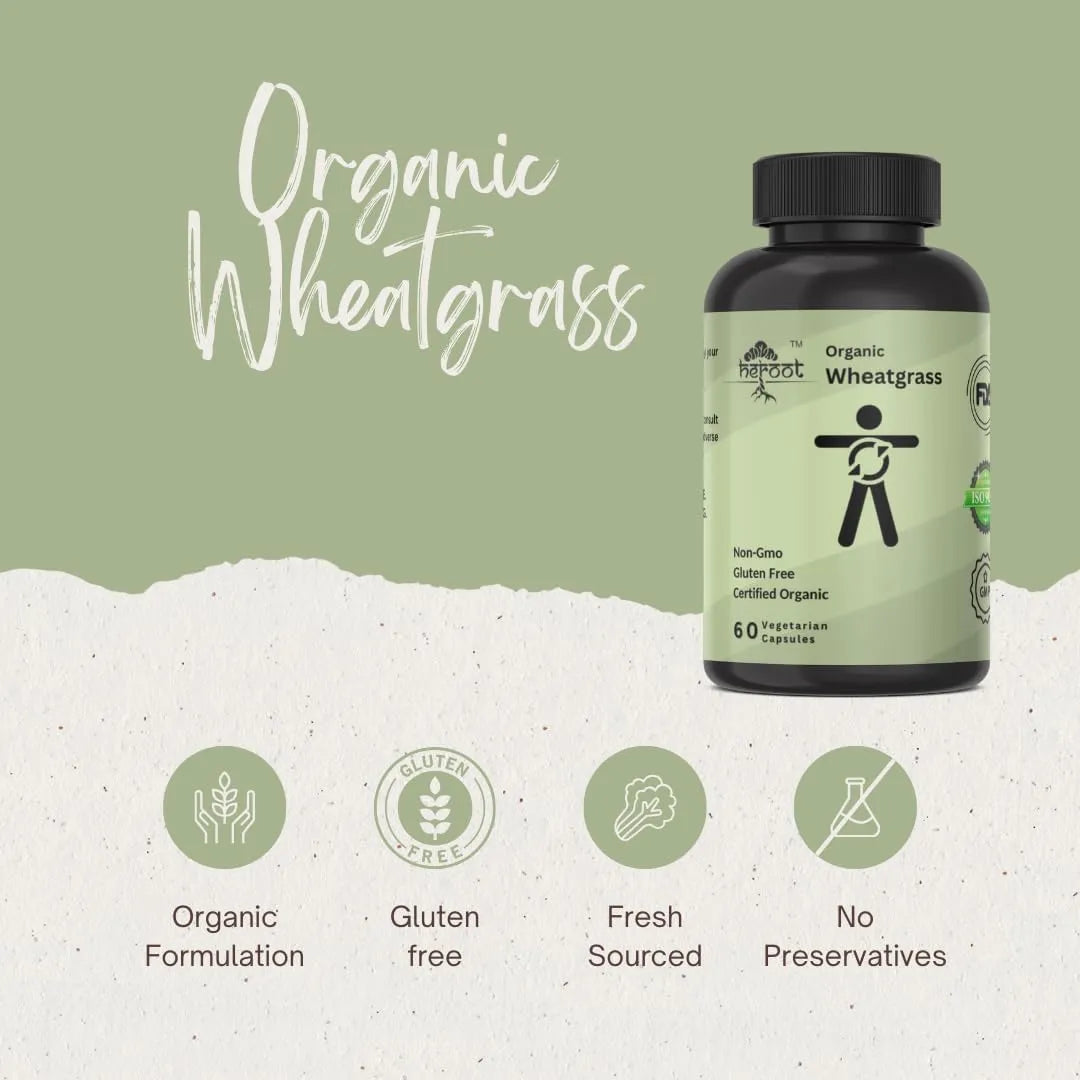 HEROOT - Heroot Organic Wheatgrass 1000Mg. 60 Capsulas - The Red Vitamin MX - Suplementos Alimenticios - {{ shop.shopifyCountryName }}