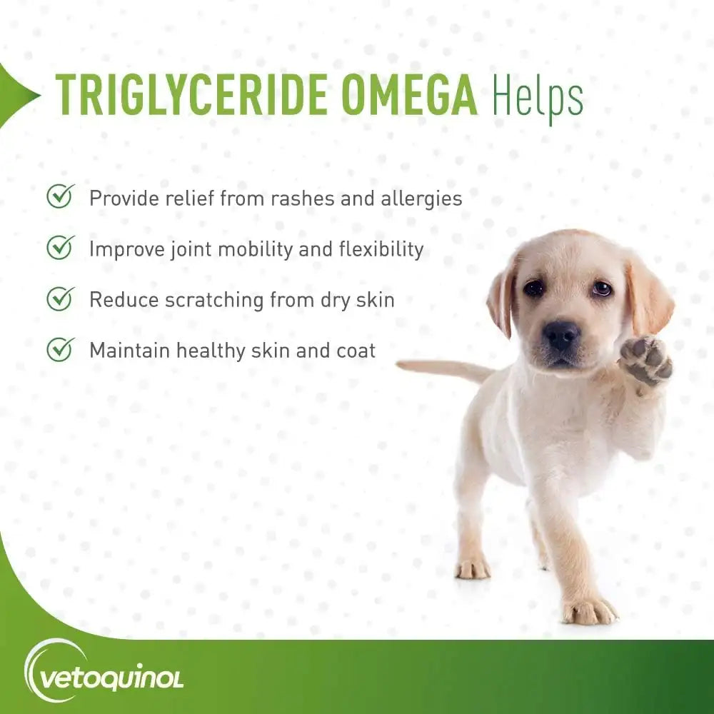 VETOQUINOL - Vetoquinol Triglyceride Liquid Omega 3 for Dogs and Cats 8 Fl.Oz. 2 Pack - The Red Vitamin MX - Aceite De Pescado Para Perros - {{ shop.shopifyCountryName }}