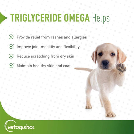 VETOQUINOL - Vetoquinol Triglyceride Omega Dog Supplement 250 Capsulas - The Red Vitamin MX - Aceite De Pescado Para Perros - {{ shop.shopifyCountryName }}
