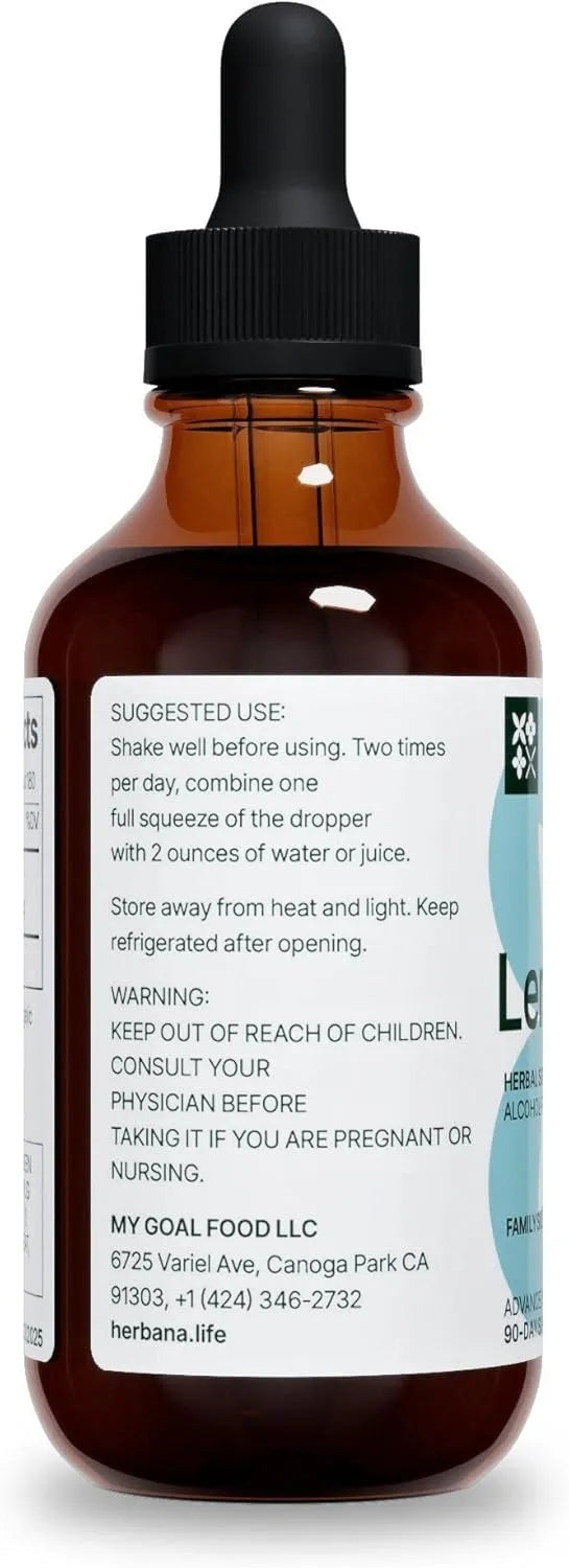 HERBANA - Herbana Lemon Balm Liquid Extract 4 Fl.Oz. - The Red Vitamin MX - Suplementos Alimenticios - {{ shop.shopifyCountryName }}