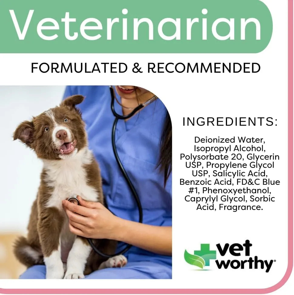 VET WORTHY - Vet Worthy Dog Ear Flush 8 Fl.Oz. - The Red Vitamin MX - Cuidado Del Oído De Perros - {{ shop.shopifyCountryName }}