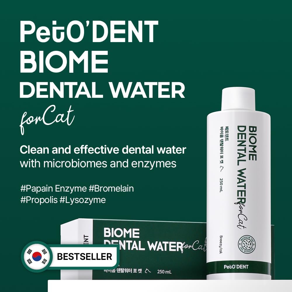 PetO'Dent Dental Water Additive for Cats 250Ml.