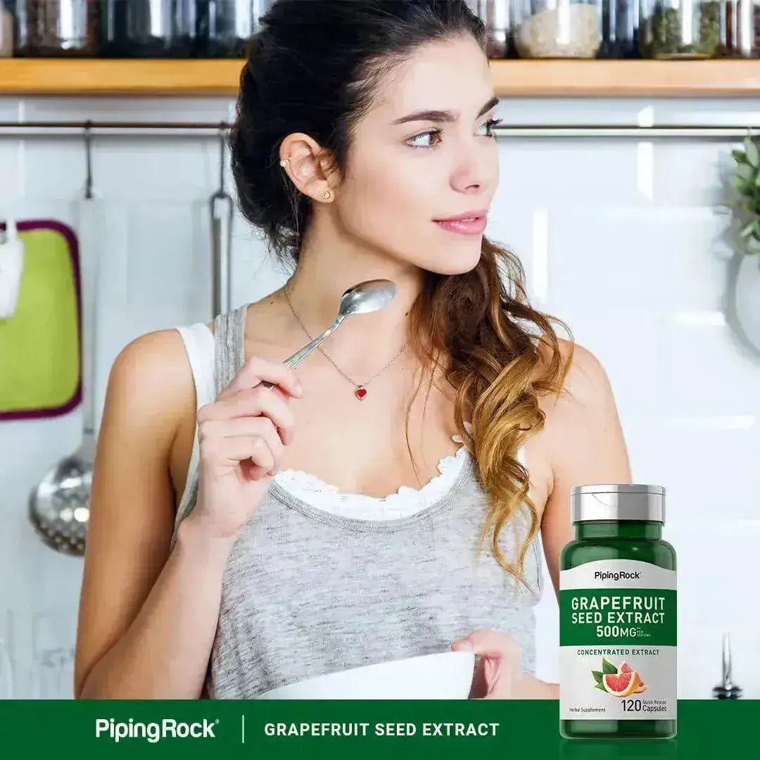 PIPING ROCK - Piping Rock Grapefruit Seed Extract 500Mg. 120 Capsulas - The Red Vitamin MX - Suplementos Alimenticios - {{ shop.shopifyCountryName }}