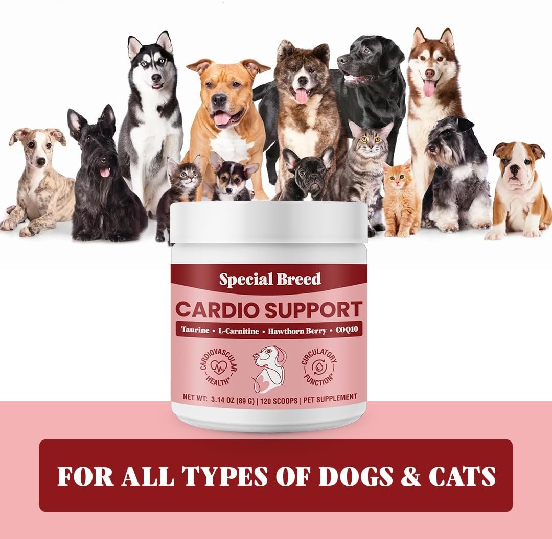Special Breed Cardio Support for Dogs 120 Servicios 89Gr.