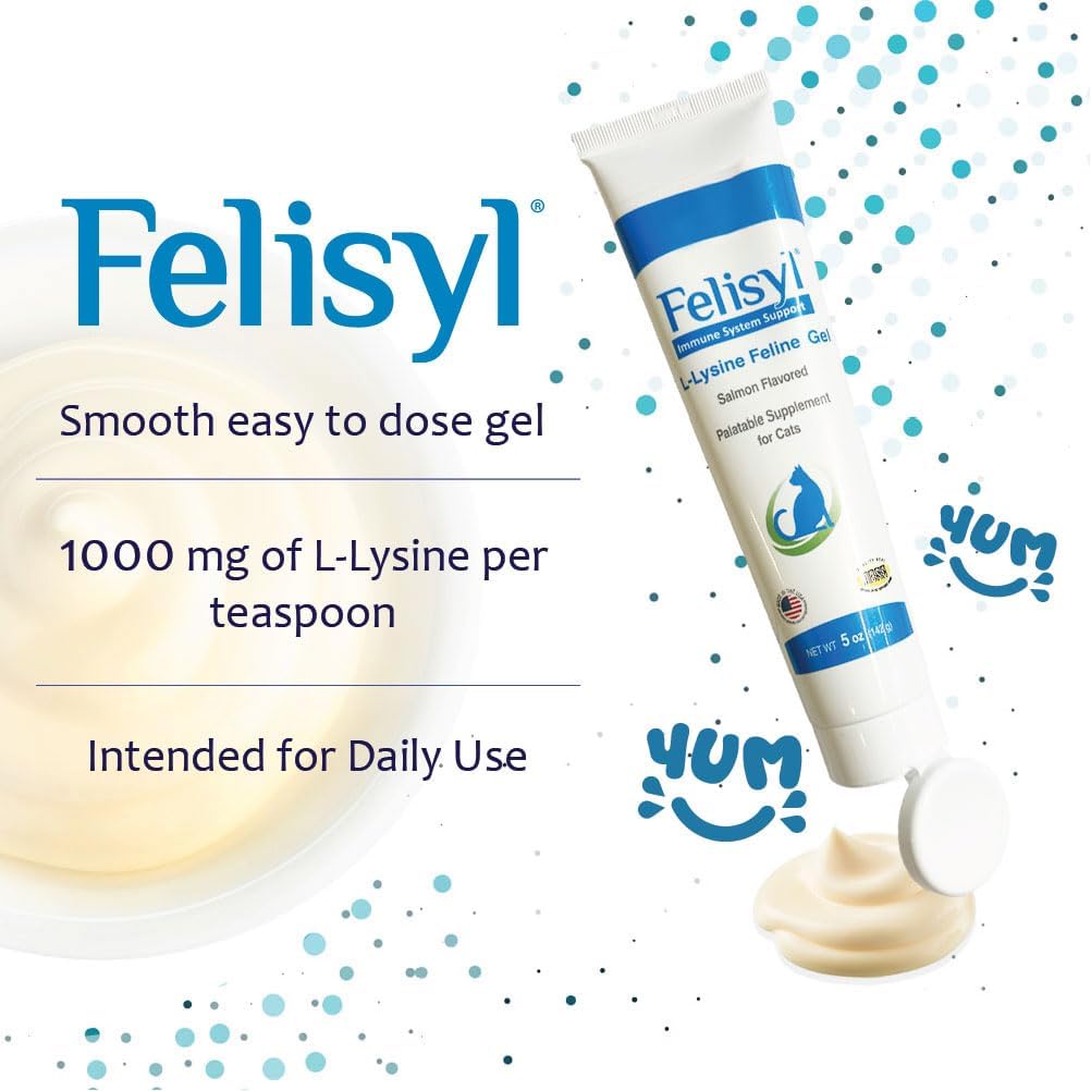 Felisyl L-Lysine Gel for Cats 5 Oz. 2 Pack