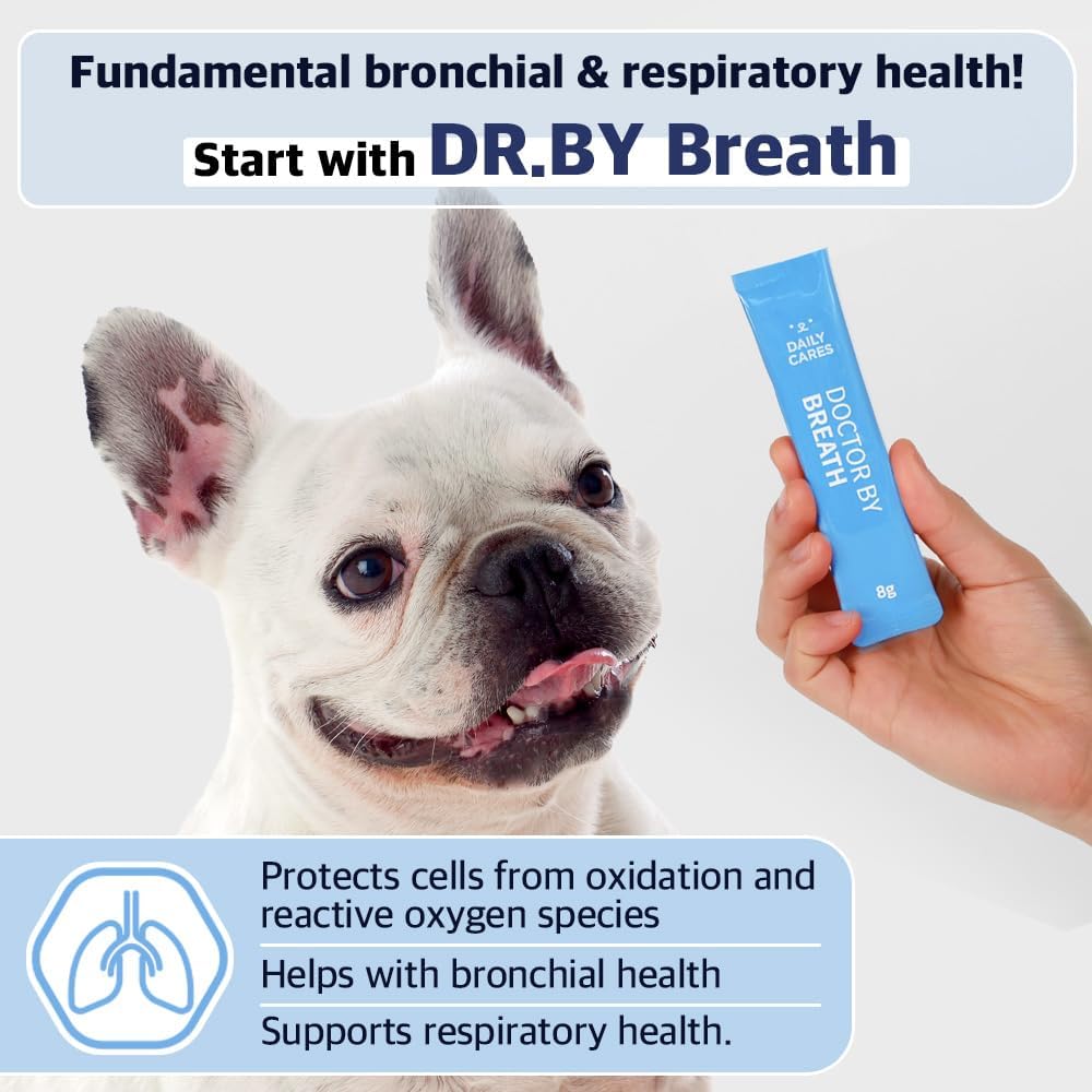 Doctor By Breath Bronchial Supplements for Dogs 30 Paquetes 2 Pack