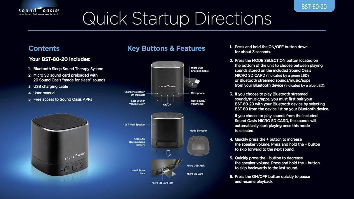 SOUND OASIS - Sound Oasis Pet Bluetooth Sound Machine - The Red Vitamin MX - Relajantes Para Perros - {{ shop.shopifyCountryName }}