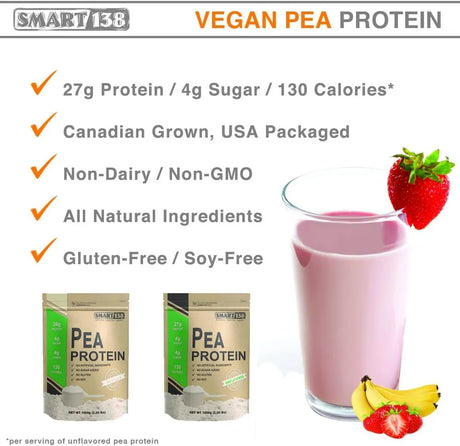 SMART138 - Smart138 Pea Protein Vanilla 1 Kg. - The Red Vitamin MX - Suplementos Alimenticios - {{ shop.shopifyCountryName }}
