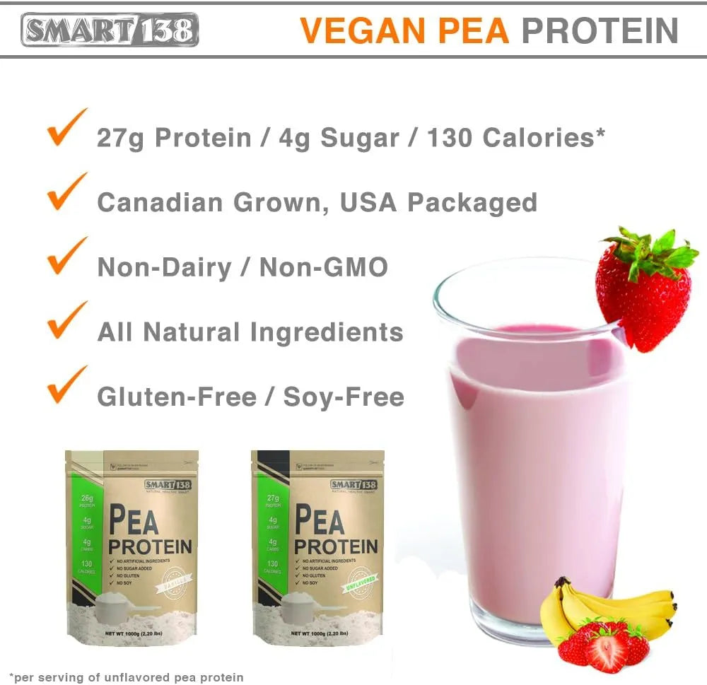SMART138 - Smart138 Pea Protein Vanilla 1 Kg. - The Red Vitamin MX - Suplementos Alimenticios - {{ shop.shopifyCountryName }}