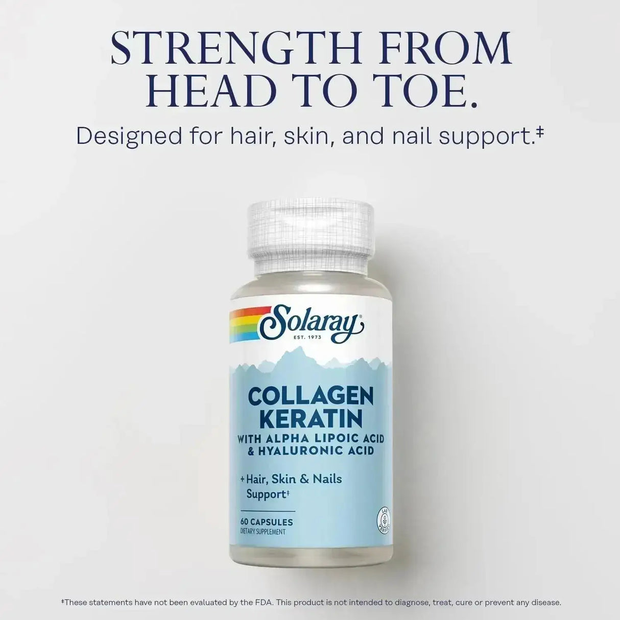SOLARAY - Solaray Collagen Keratin with Alpha Lipoic Acid and Hyaluronic Acid 60 Capsulas - The Red Vitamin MX - Suplementos Alimenticios - {{ shop.shopifyCountryName }}