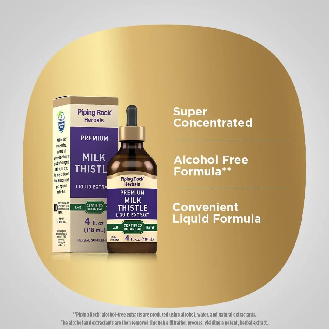 PIPING ROCK - Piping Rock Milk Thistle Seed Extract 4 Fl.Oz. - The Red Vitamin MX - Suplementos Alimenticios - {{ shop.shopifyCountryName }}