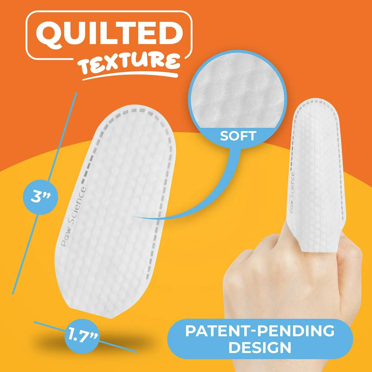 PAW SCIENCE - Paw Science Dog Ear Cleaner Wipes Finger Wipes 50 Toallitas - The Red Vitamin MX - Cuidado Del Oído De Perros - {{ shop.shopifyCountryName }}