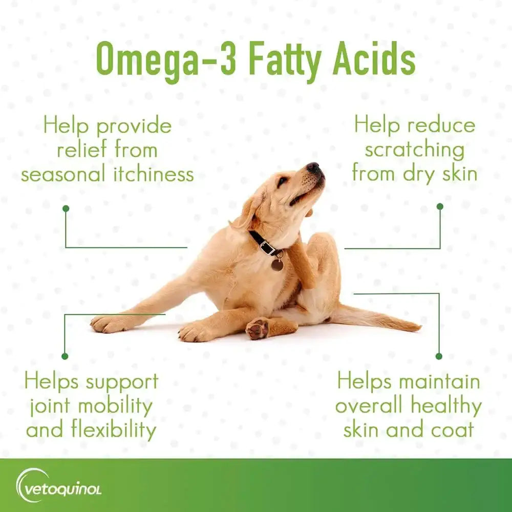 VETOQUINOL - Vetoquinol Triglyceride Liquid Omega 3 for Dogs and Cats 8 Fl.Oz. 2 Pack - The Red Vitamin MX - Aceite De Pescado Para Perros - {{ shop.shopifyCountryName }}