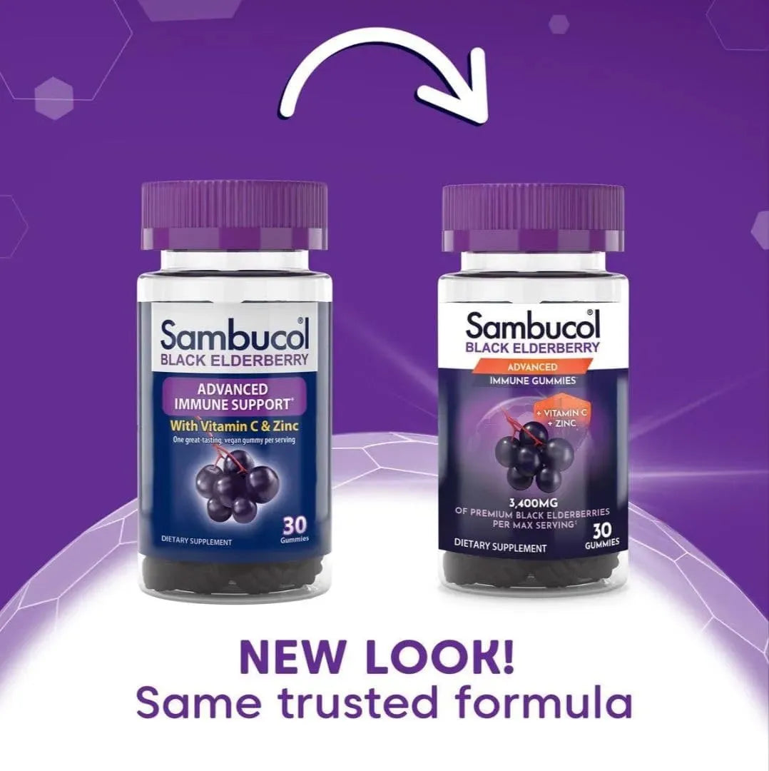 SAMBUCOL - Sambucol Black Elderberry Gummies 30 Gomitas 2 Pack - The Red Vitamin MX - Suplementos Alimenticios - {{ shop.shopifyCountryName }}