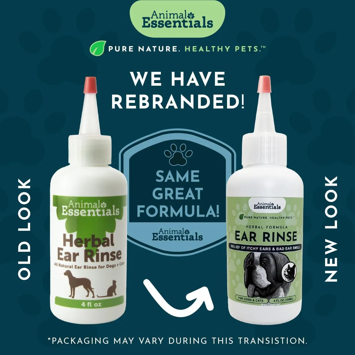ANIMAL ESSENTIALS - Animal Essentials Herbal Ear Rinse for Dogs & Cats 4 Fl.Oz. - The Red Vitamin MX - Cuidado Del Oído De Perros - {{ shop.shopifyCountryName }}
