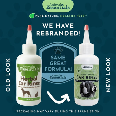 ANIMAL ESSENTIALS - Animal Essentials Herbal Ear Rinse for Dogs & Cats 4 Fl.Oz. - The Red Vitamin MX - Cuidado Del Oído De Perros - {{ shop.shopifyCountryName }}