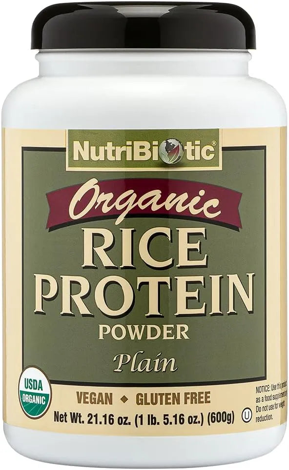 NUTRIBIOTIC - NutriBiotic Certified Organic Plain Rice Protein 600Gr. - The Red Vitamin MX - Suplementos Alimenticios - {{ shop.shopifyCountryName }}