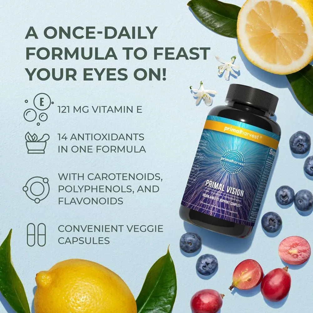 PRIMAL HARVEST - Primal Harvest Vision and Eye Support Complex 60 Capsulas - The Red Vitamin MX - Suplementos Alimenticios - {{ shop.shopifyCountryName }}