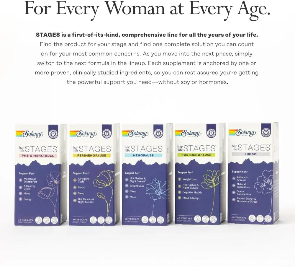 SOLARAY - SOLARAY Perimenopause her Life Stages 60 Capsulas - The Red Vitamin MX - Suplementos Alimenticios - {{ shop.shopifyCountryName }}