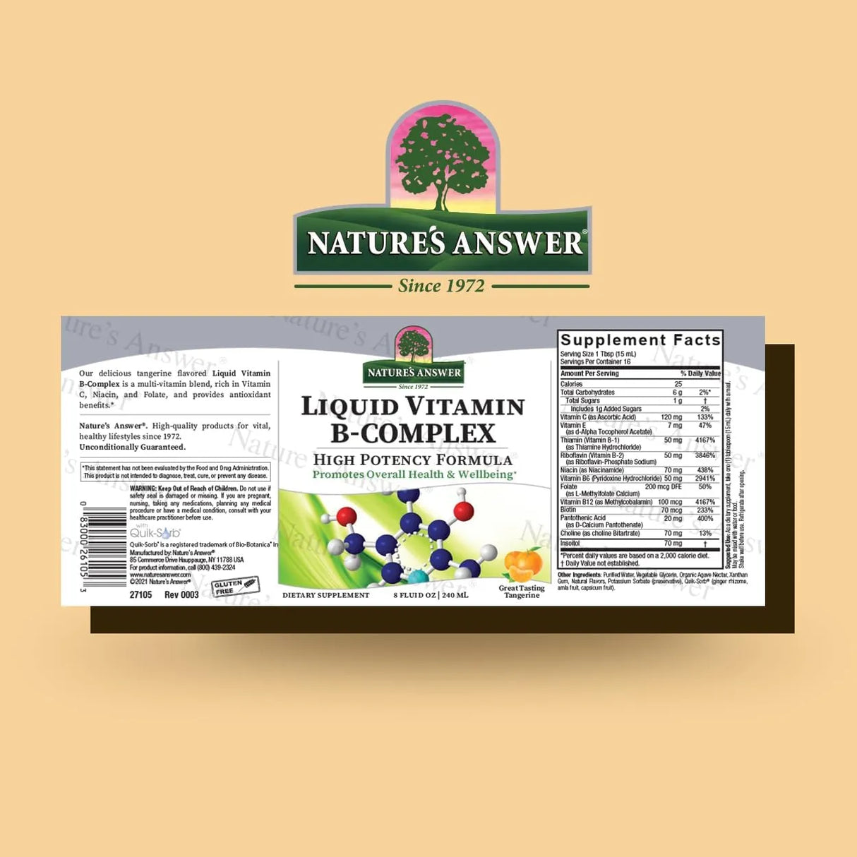 NATURE´S ANSWER - Nature's Answer Liquid Vitamin B-Complex 240Ml. - The Red Vitamin MX - Suplementos Alimenticios - {{ shop.shopifyCountryName }}