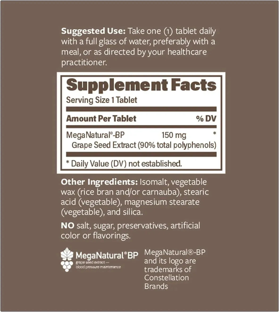 MEGANATURAL - MegaNatural BP for Blood Pressure 120 Tabletas - The Red Vitamin MX - Suplementos Alimenticios - {{ shop.shopifyCountryName }}