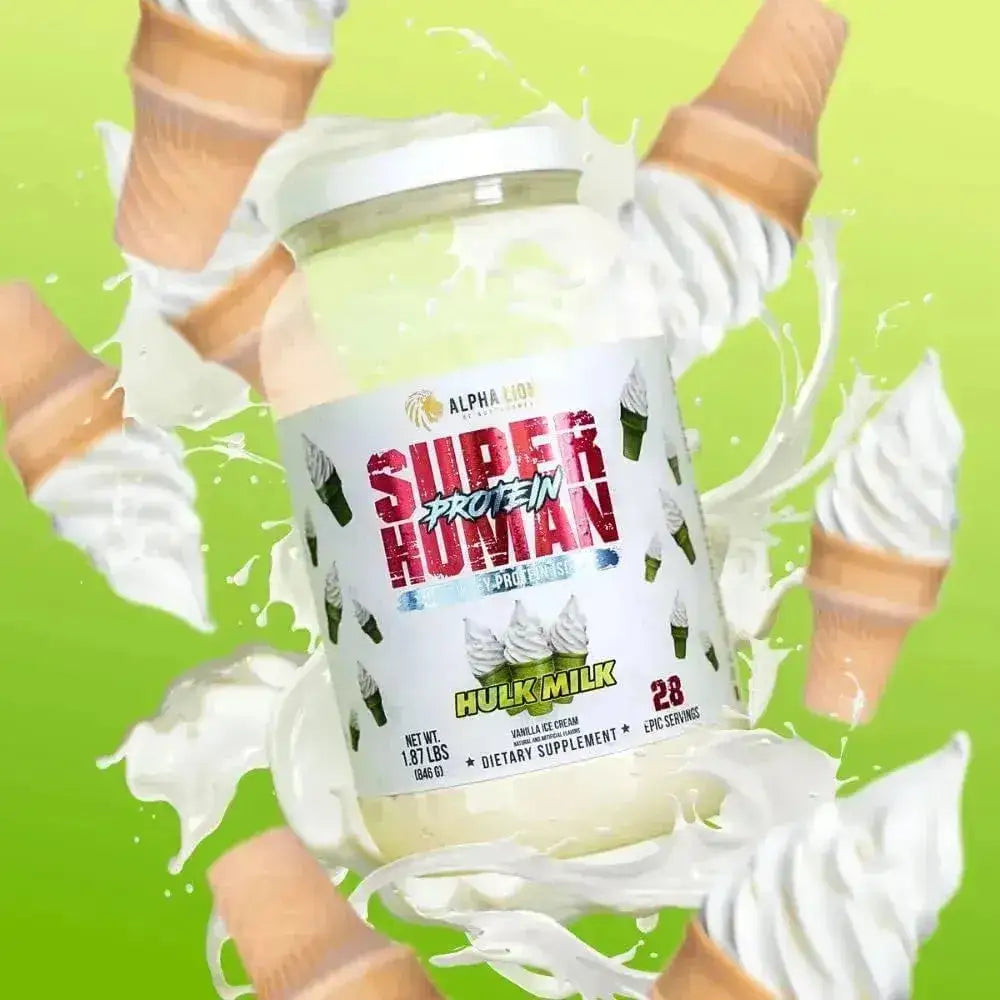 ALPHA LION - ALPHA LION Superhuman Whey Protein Powder Hulk Milk 28 Servicios - The Red Vitamin MX - Suplementos Alimenticios - {{ shop.shopifyCountryName }}