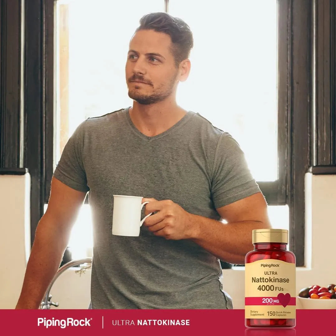 PIPING ROCK - Piping Rock Nattokinase 4000 FU 150 Capsulas - The Red Vitamin MX - Suplementos Alimenticios - {{ shop.shopifyCountryName }}
