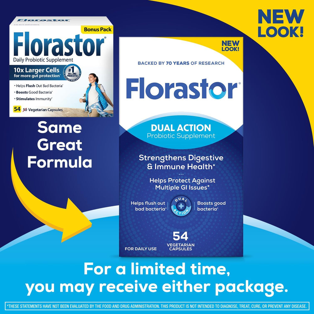 Florastor Probiotics 54 Capsulas