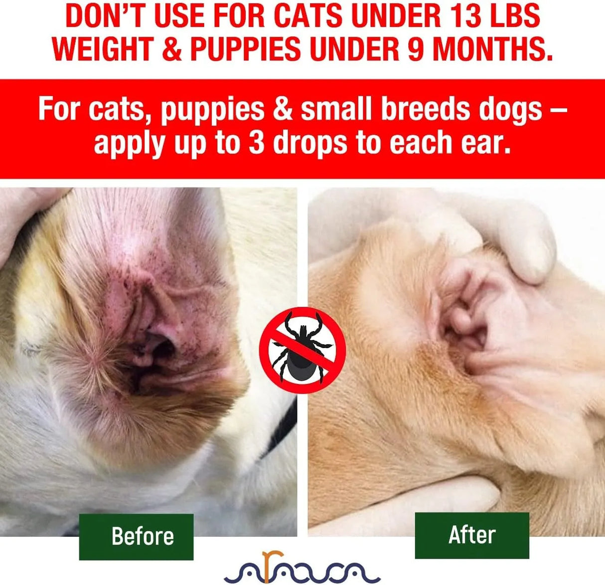 ARAVA NATURALS - Arava Natural Ear Mite Treatment for Cats and Dogs 120Ml. - The Red Vitamin MX - Cuidado Del Oído De Perros - {{ shop.shopifyCountryName }}