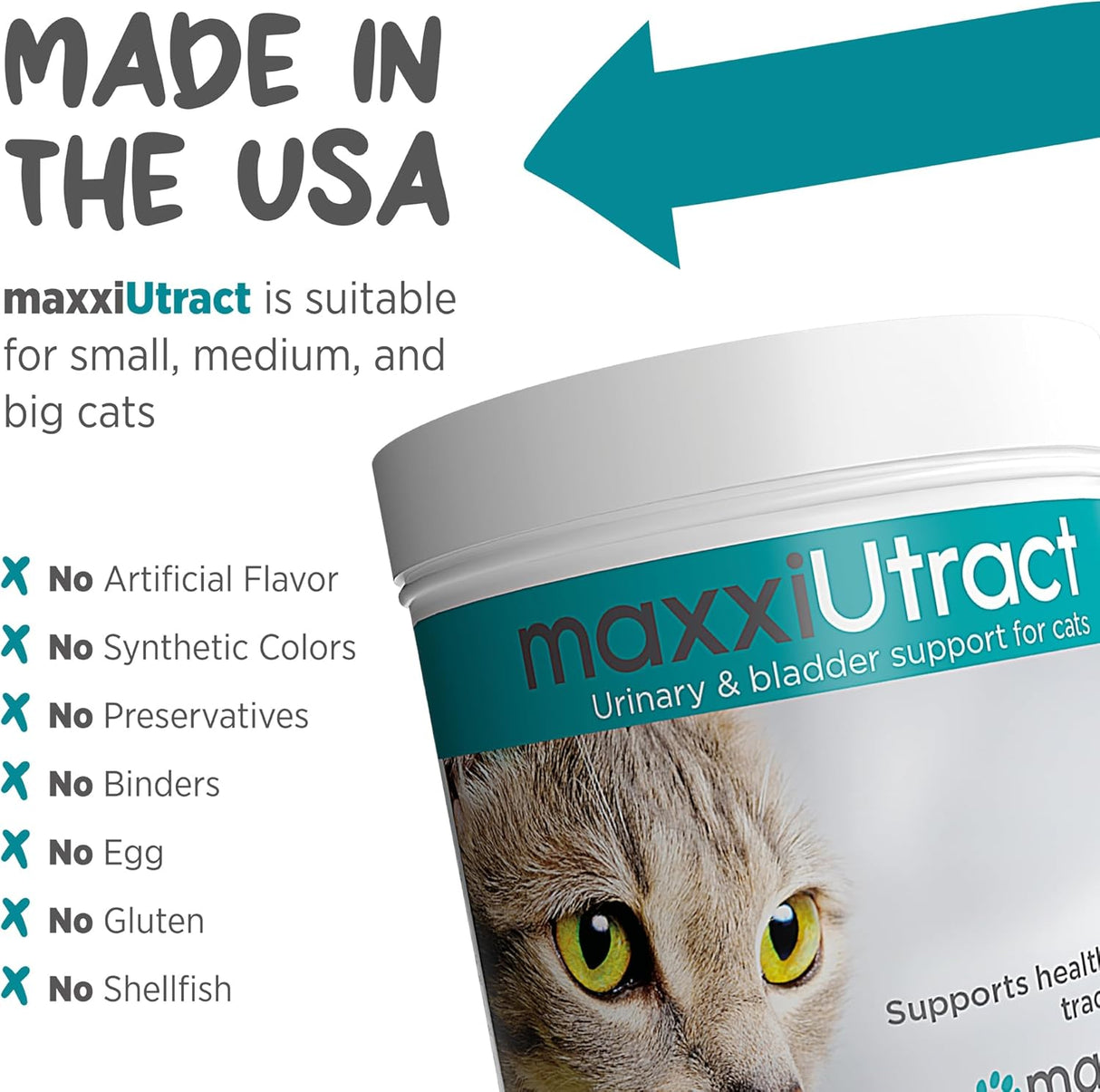 maxxipaws maxxiUtract Urinary & Bladder Support Powder 3.2 Oz.