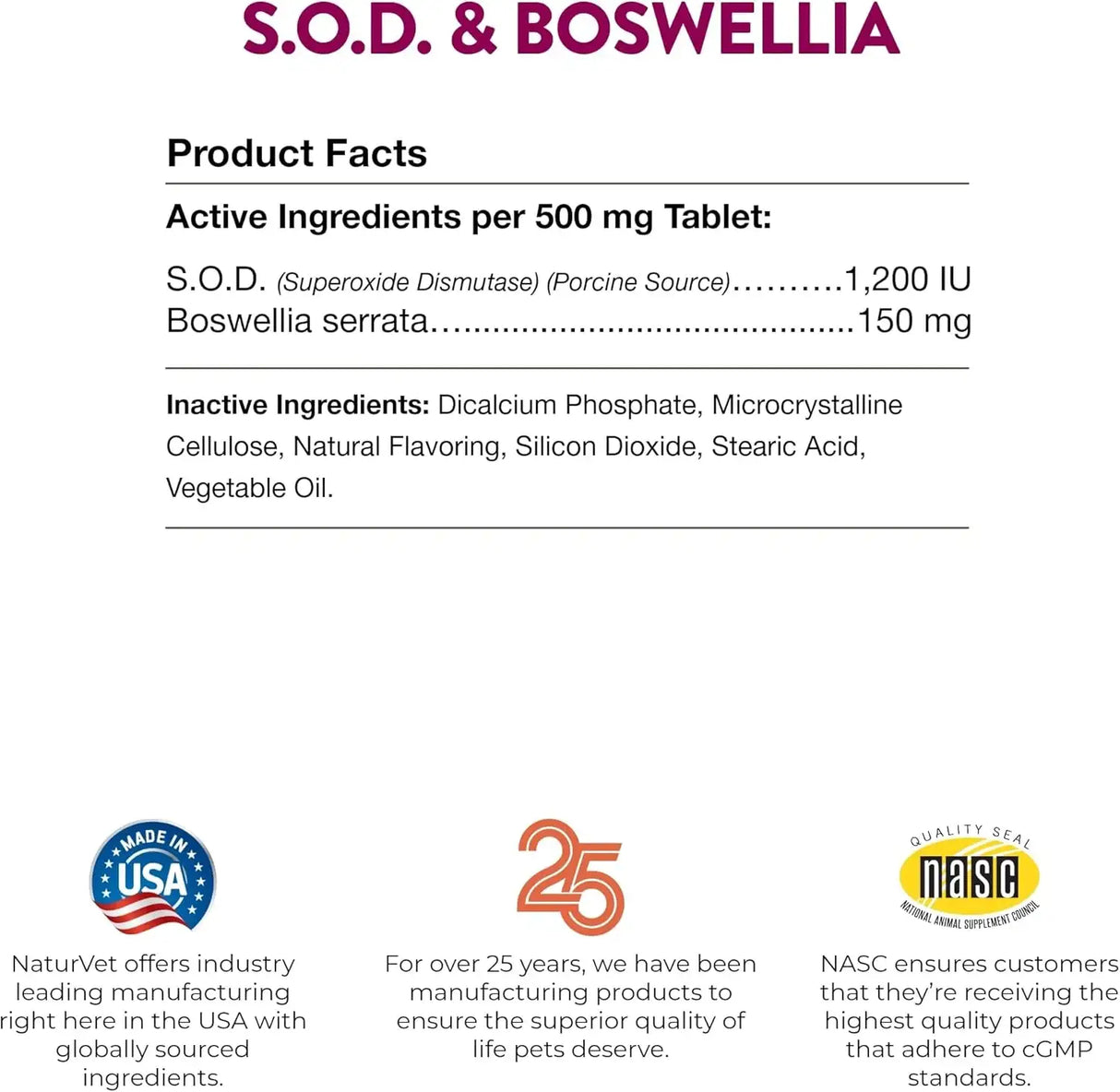 NATURVET - NaturVet S.O.D. & Boswellia Extra Joint Support Dog 150 Tabletas Masticables - The Red Vitamin MX - Cuidado De Cadera Y Articulaciones Para Perros - {{ shop.shopifyCountryName }}