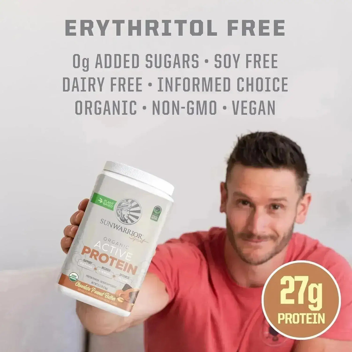 SUNWARRIOR - Sunwarrior Vegan Protein Powder Peanut Butter Chocolate 20 Servicios 1 Kg. - The Red Vitamin MX - Suplementos Alimenticios - {{ shop.shopifyCountryName }}