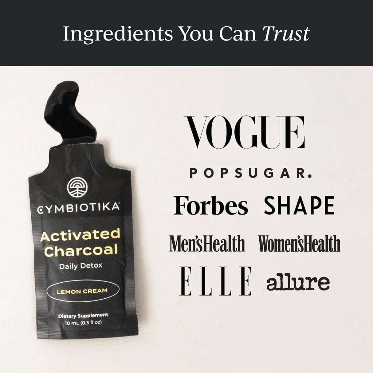 CYMBIOTIKA - CYMBIOTIKA Activated Charcoal Liquid Lemon Cream Flavor 26 Paquetes - The Red Vitamin MX - Suplementos Alimenticios - {{ shop.shopifyCountryName }}