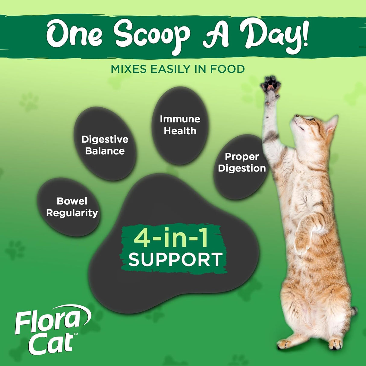 Vital Planet Flora Cat Probiotic Powder 30 Servicios 111Gr.