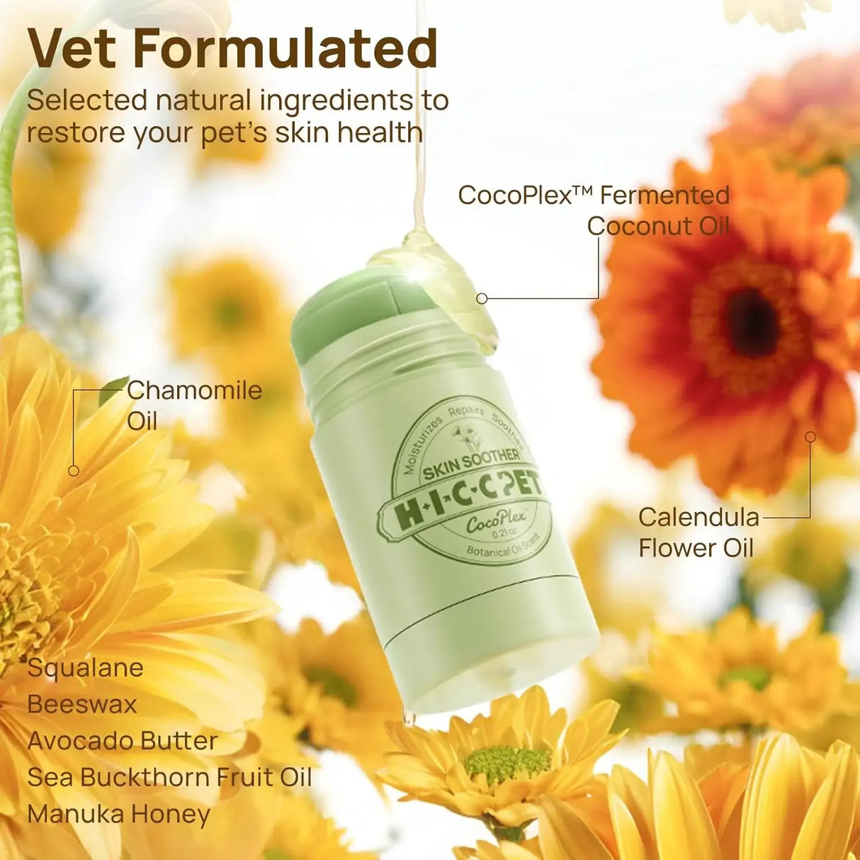 HICC PET - HICC PET Skin Balm for Dogs & Cats 0.53 Oz. - The Red Vitamin MX - Remedios Para La Picazón De Perros - {{ shop.shopifyCountryName }}