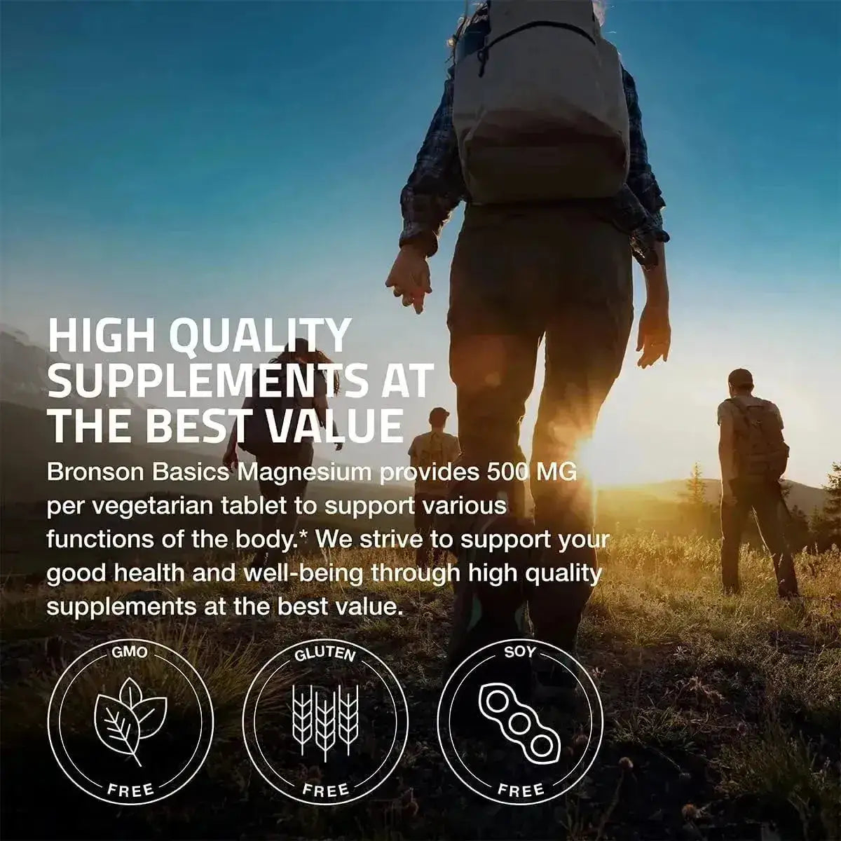 BRONSON - Bronson Magnesium 500Mg. 240 Tabletas - The Red Vitamin MX - Suplementos Alimenticios - {{ shop.shopifyCountryName }}