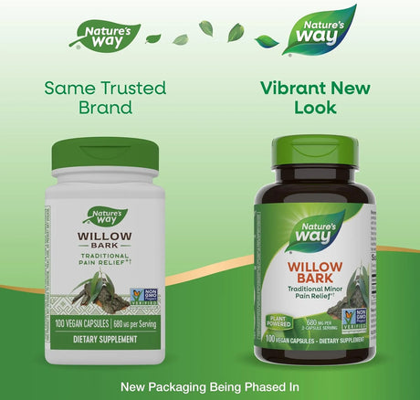NATURE'S WAY - Nature's Way Willow Bark 100 Capsulas - The Red Vitamin MX - Suplementos Alimenticios - {{ shop.shopifyCountryName }}