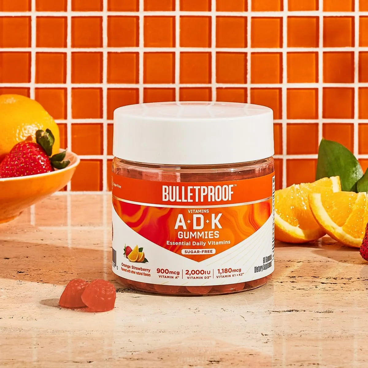 BULLETPROOF - Bulletproof Vitamins A+D+K Sugar-Free Orange Gummies 60 Gomitas - The Red Vitamin MX - Suplementos Alimenticios - {{ shop.shopifyCountryName }}