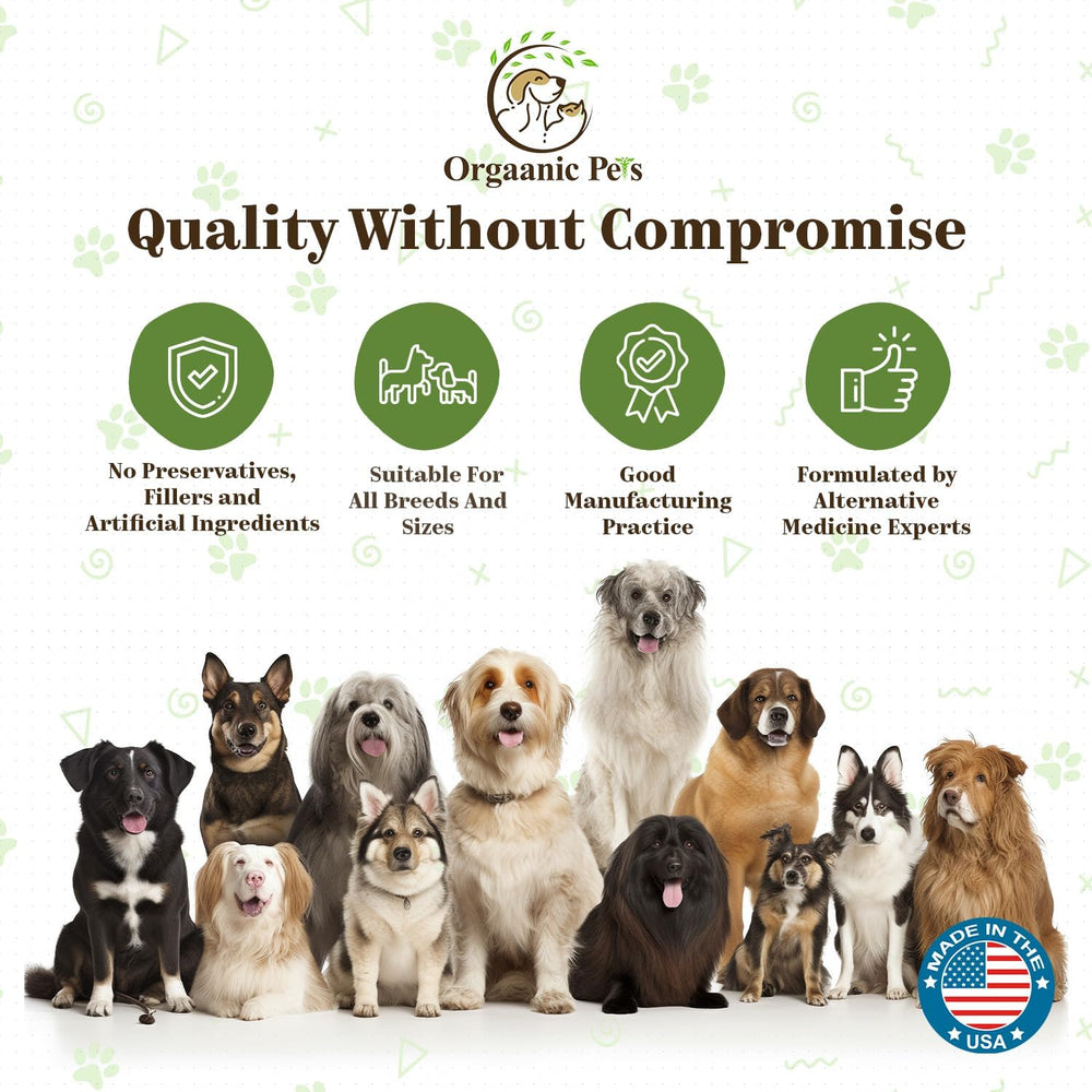 ORGAANIC PET'S LLC - Orgaanic Pet's LLC Herbal Dog Allergy Relief with SEA KELP 60 Masticables - The Red Vitamin MX - Remedios Para La Picazón De Perros - {{ shop.shopifyCountryName }}