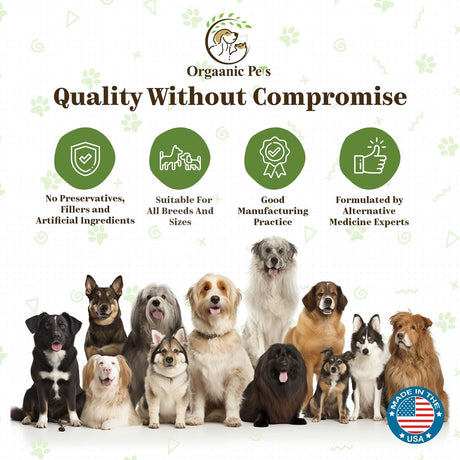 ORGAANIC PET'S LLC - Orgaanic Pet's LLC Herbal Dog Allergy Relief with SEA KELP 60 Masticables - The Red Vitamin MX - Remedios Para La Picazón De Perros - {{ shop.shopifyCountryName }}