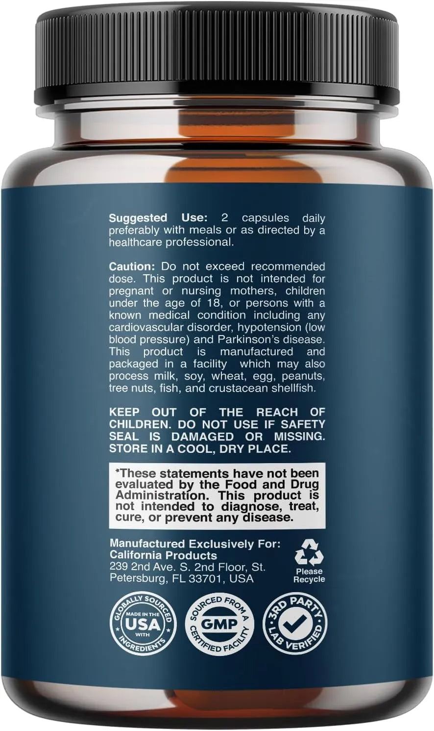 CALIFORNIA PRODUCTS - California Products Prostate Support 60 Capsulas - The Red Vitamin MX - Suplementos Alimenticios - {{ shop.shopifyCountryName }}