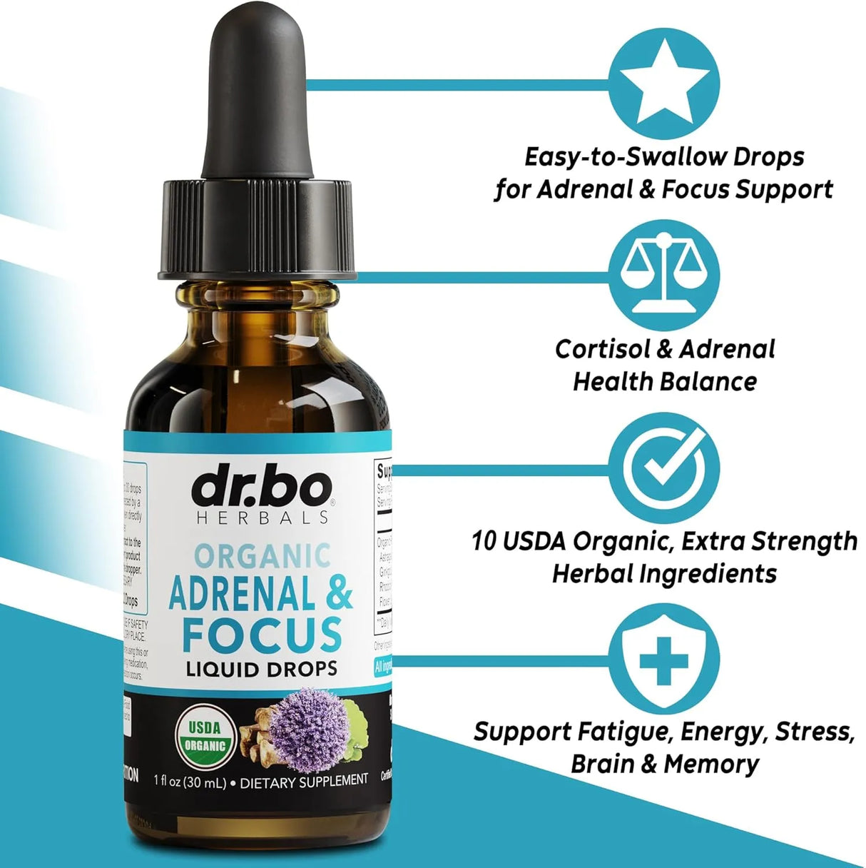 DR. BO - DR. BO Adrenal & Focus 1 Fl.Oz. - The Red Vitamin MX - Suplementos Alimenticios - {{ shop.shopifyCountryName }}